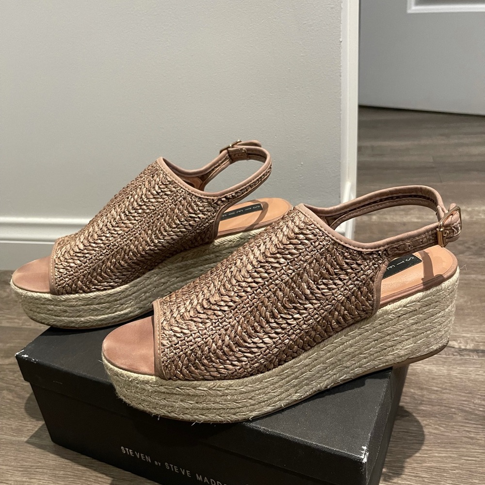 Steven Courage Cognac Mule In Size 10 - image 1